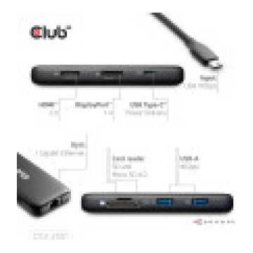 CSV-2551 Huby un USB C tipa koncentratori [CLUB3D