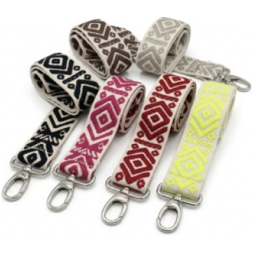 Adjustable Geometric Fabric Maya Shoulder Strap fo