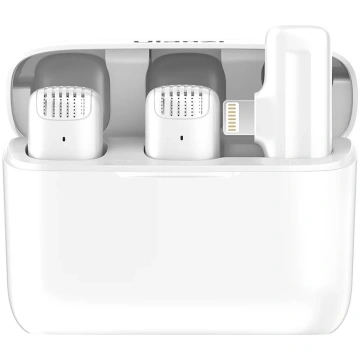 Ulanzi J12 White Wireless Lavalier Microphone Syst