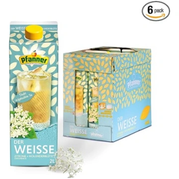 Pfanner The White Lemon Elderflower piegādes iepak