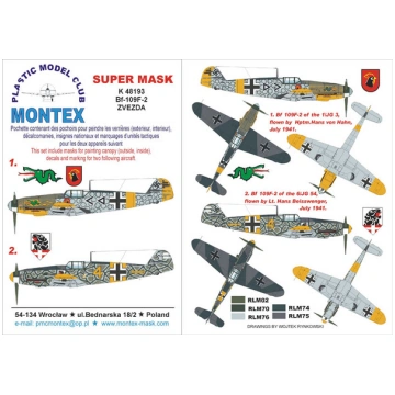 Bf 109F-2 ZVEZDA Montex