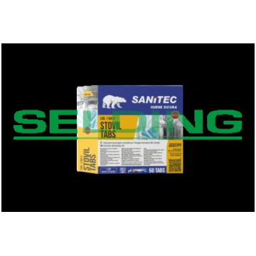 Trauku mazgāšanas tabletes Sanitec STOVIL TABS, 60