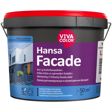 Krāsas mūra un apmestām fasādēm Vivacolor Hansa Fa