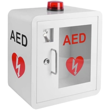 AED sienas glabāšanas skapis, AED defibrilatora si