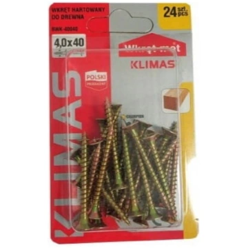 Rūdītas kokskrūves 4x40mm 24gab PZ2 zelts