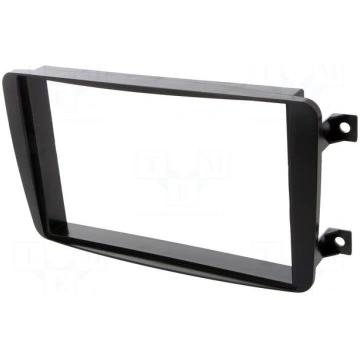 Radio mounting frame | Mercedes | 2 DIN | black 4C
