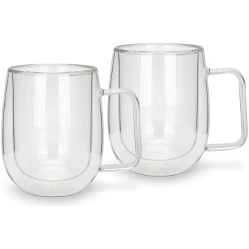 Dubultā stikla krūžu komplekts 300 ml, art.16499 F