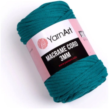 Adīšanas dzija YarnArt Macrame Cord 3 MM 250g, krā