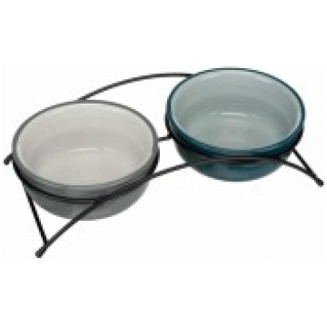 Bļoda dzīvniekiem, keramika : Trixie Bowl set, cer
