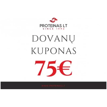 Dāvanu karte - 75 eiro vērtībā