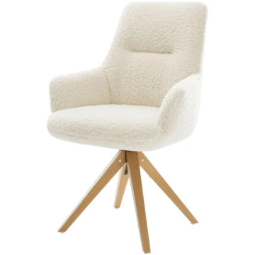 DELIFE Zelia-Flex Dining Room Chair with Armrests 