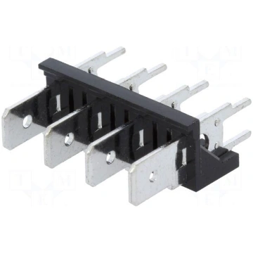 Terminal: spade terminal strip | 6.3mm | THT | 250
