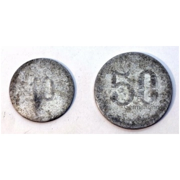 Tokens 10 and 50 with Auseklis