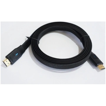 HDMI Cable v 2.1 flat black 2m