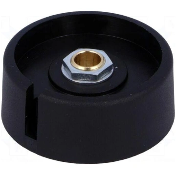 Knob | with pointer | polyamide | Øshaft: 6mm | Ø4