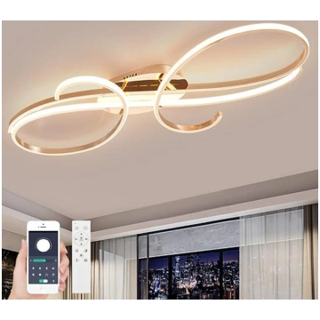 Mūsdienīgi LED griestu gaismekļi, radoši aptumšoja