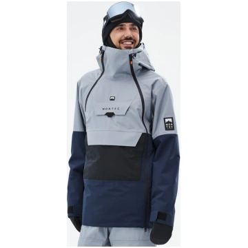 Montec Doom Ski Jacket Men Soft Blue/Black/Dark Bl