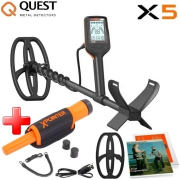 Metāla detektors Quest X5 + Quest Xpointers LAND
