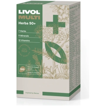 LIVOL MULTI Herba 50+, 100 tabletes