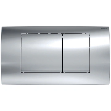 Geberit PLACCA DI COMANDO TWINLINE 30 Cromo-Satina