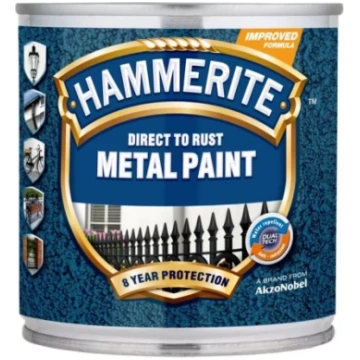 Hammerite HAMMERED Finish 250ml Pelēka krāsa metāl