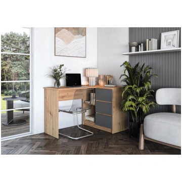 BEGA rakstāmgalds, Artisan Oak / Grafīts – Moderns