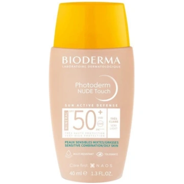 Bioderma Photoderm NUDE Touch SPF 50+ ļoti gaišs t