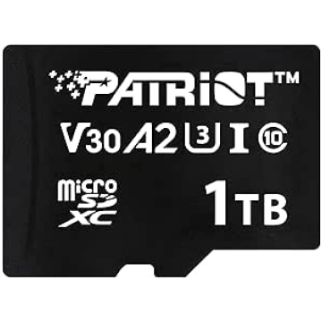 Patriot VX sērijas 1TB Micro SDXC V30 A2 UHS-I U3 