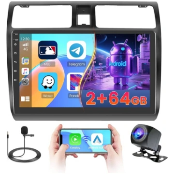 2+64G Android auto radio priekš Suzuki Swift 2003