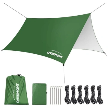 Overmont kempinga telts brezenta brezenta 3 m x 3