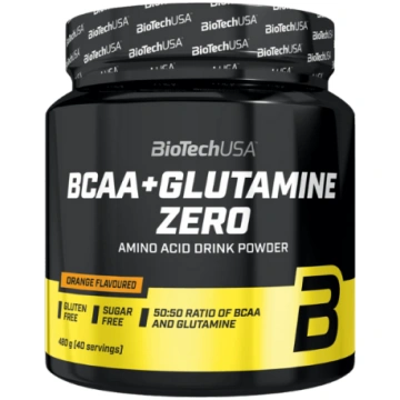 BCAA+Glutamine Zero 480 g BioTech Orange