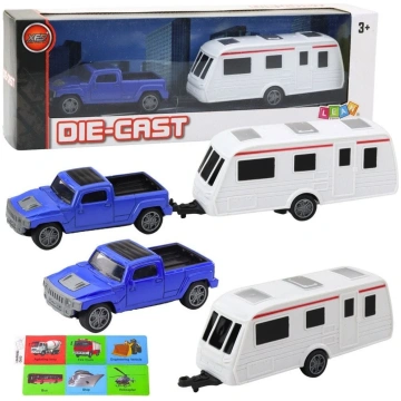 Rotaļu apvidus auto ar piekabi Lean Toys Gift Lear
