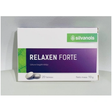 RELAXEN Forte tabletes, N20 Silvanols SIA