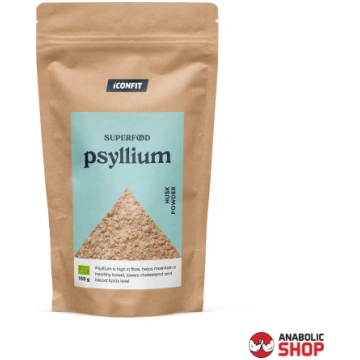 Iconfit Psyllium organiskais psīlija sēklu pulveri