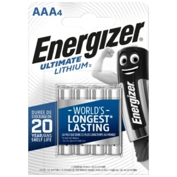 4 x Energizer L92 Ultimate Lithium R03 AAA foto ba