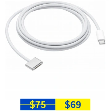 Apple USB-C to MagSafe 3 Cable 2m (Silver)