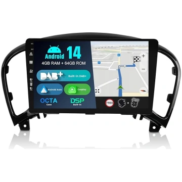 Android 12 IPS auto radio piemērots Nissan Juke J1