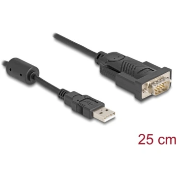 Delock Adapter USB 2.0 Type-A to 1 x Serial RS-232