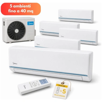 Midea Evolution Penta Split 12,31 kW per 5 ambient
