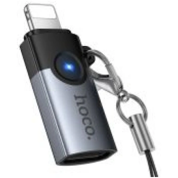 HOCO Adapter OTG Lightning to USB C 2A UA46A gray 