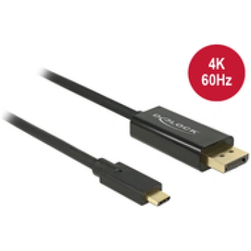 DeLOCK 85257 video cable adapter 3 m USB Type-C Di