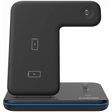 CANYON WS-302, 3in1 Wireless charger, with touch b