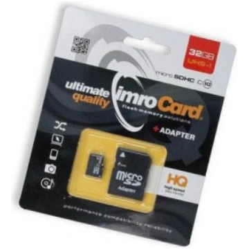 Atmiņas karte microSD (UHS-I, 10 class) 32Gb SDHC