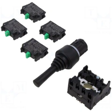 Switch: joystick | 22mm | Stabl.pos: 1 | NO x4 | I
