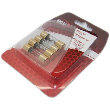 Fuse: fuse; glass; 60A; gold-plated; Conductor: si