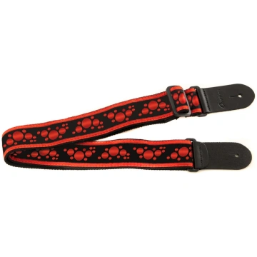 Guitar Straps Signature Nylon Ruby Red/Black Guita
