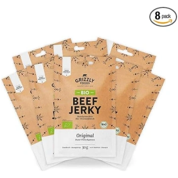 Grizzly Foods • Bioloģiskā liellopa gaļas žāvēta d
