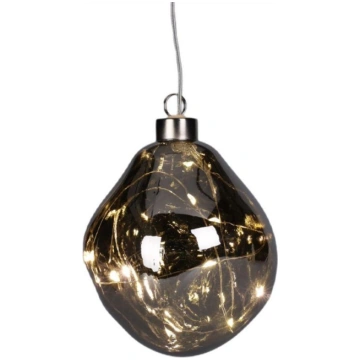 BS STIKLA BUMBIŅAS MATRICAS PILETE LED 10CM SUDRAB