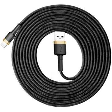 CABLE LIGHTNING TO USB 3M/GOLD/BLACK CALKLF-RV1 BA