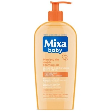 Dušas eļļa Mixa Baby Shower Oil, 400 ml